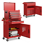 Costway 2-in-1 Rolling Tool Chest w/ 5 Sliding Lockable Drawers (All Colors) $109 + Free Shipping