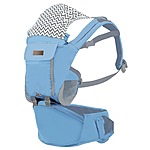 FEBFOXS 6-in-1 Baby Carrier for Newborn to Toddler (12-45lbs) w/ Hip Seat $20 + Free Shipping w/ Walmart+ or $35+ orders