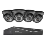 SANNCE 8-Channel 1080p Wired Security Camera System: Hybrid DVR + x4 2MP Turret Cameras w/ Smart Motion Detection &amp; 24/7 Recording + Free Shipping $95