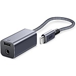ESR 2-in-1 USB-C 3.5 mm Headphone Jack Adapter w/ PD Fast Charging Port for Samsung &amp; iPad $6 + Free Shipping w/ Prime or $35+ orders
