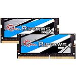 G.SKILL Ripjaws Series 32GB (2 x 16GB) 260-Pin DDR4 SO-DIMM DDR4 3200 Laptop Memory $54 + Free Shipping