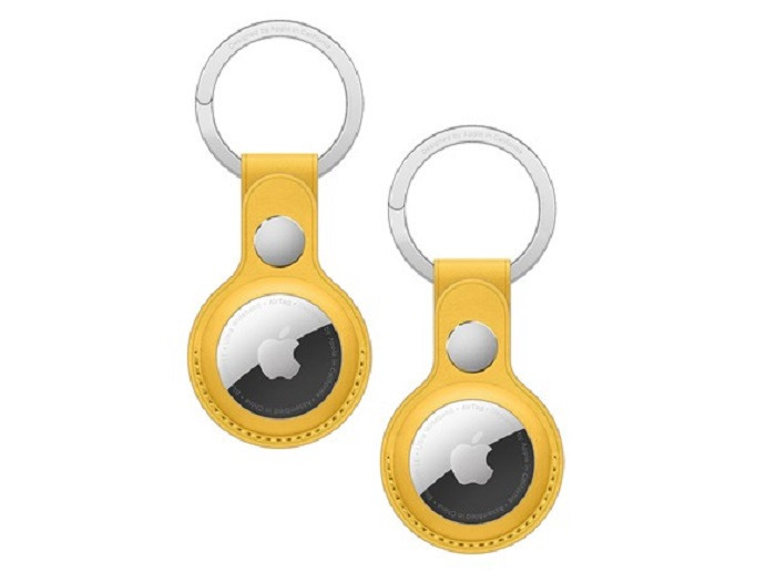 Apple AirTag Leather Key Ring: Single $12, 2-Pack $22 & More + Free Shipping w/ Prime