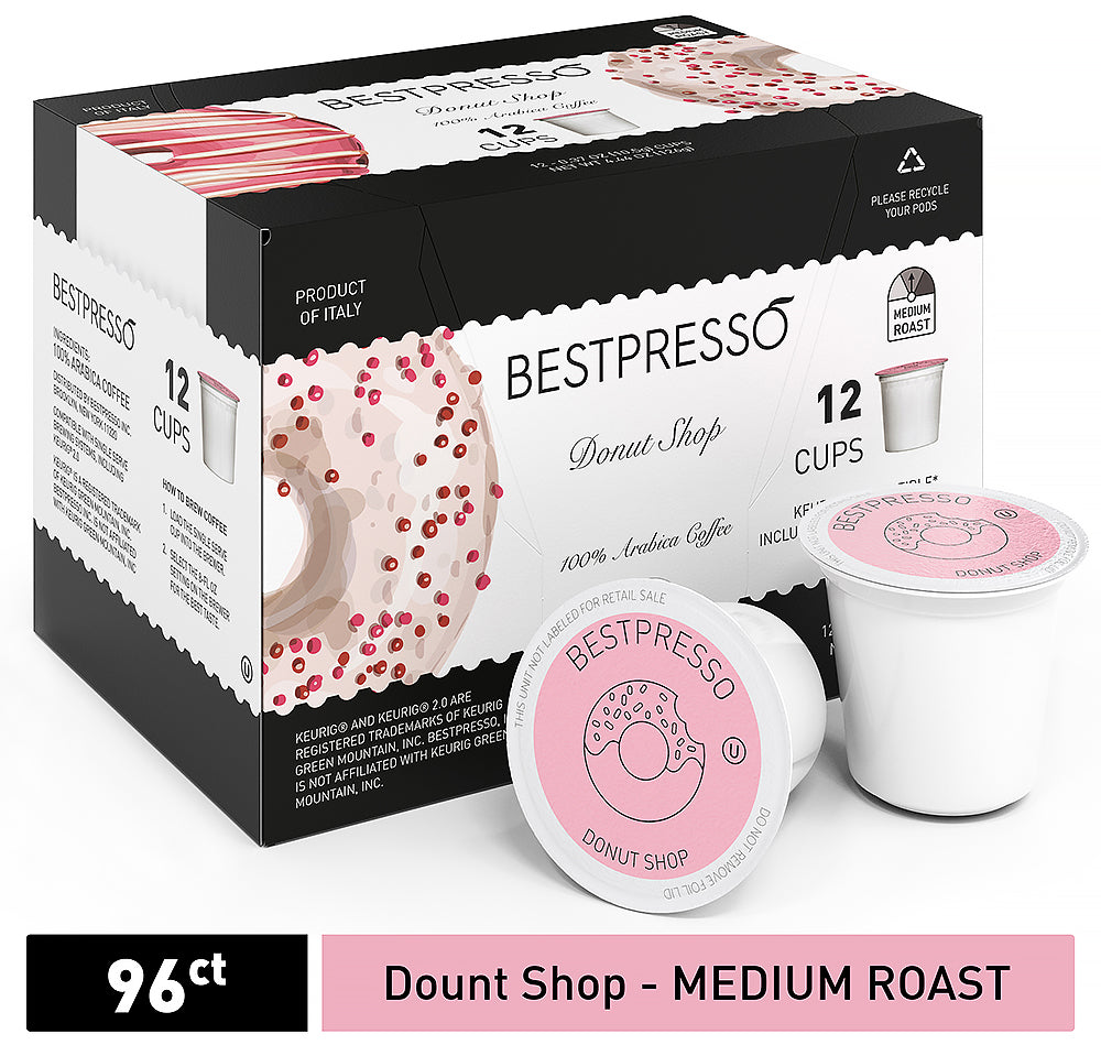 96-Count Bestpresso Single Serve Coffee K-Cups (Medium Roast) $28.80 w/ S&S + Free Shipping
