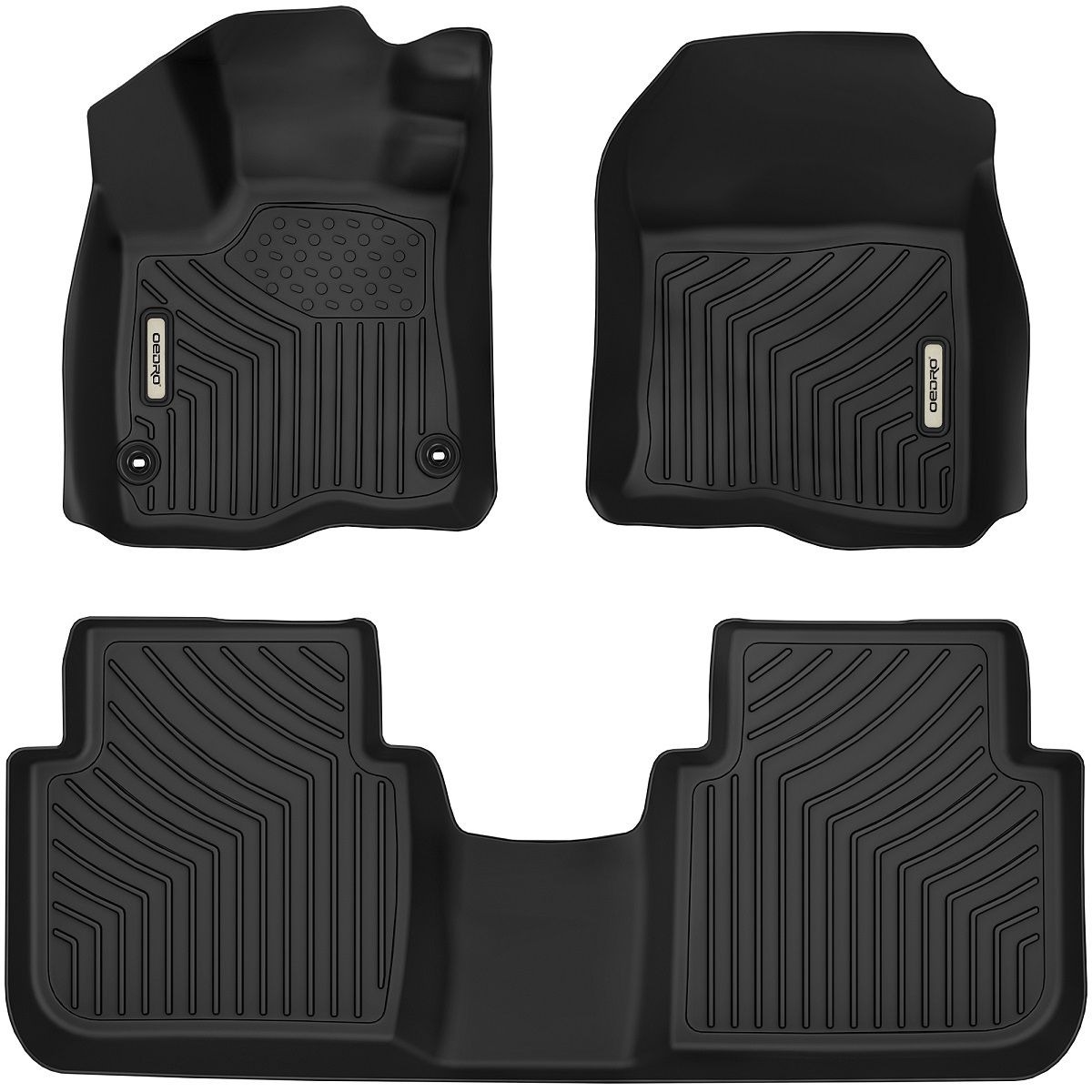 3-Piece All-Weather Floor Mats for 2023-2024 Honda CR-V (1st & 2nd Row, Black) $29.40 + Free Shipping