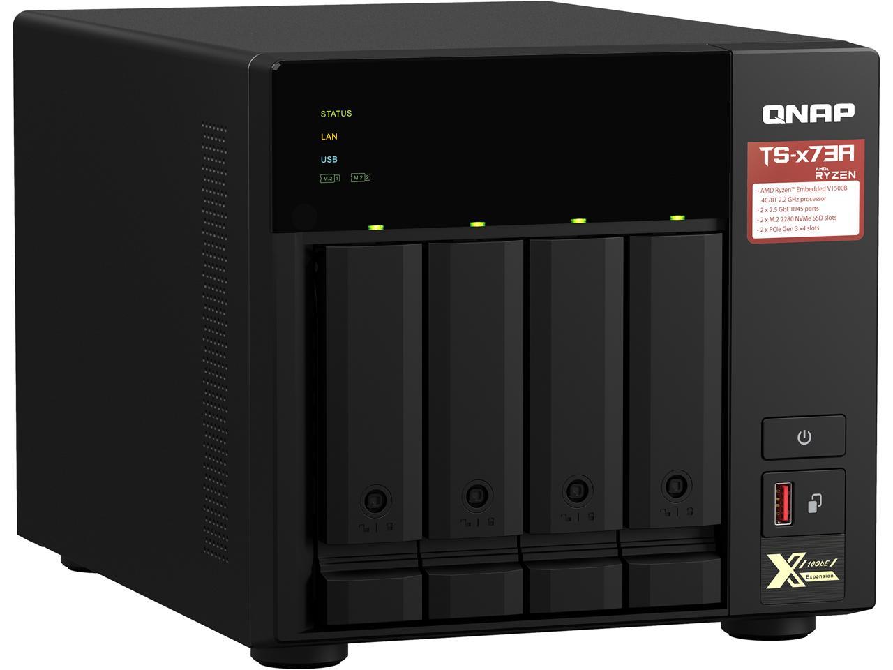 QNAP TS-473A-8G-US 4-Bay Ryzen Desktop NAS (Diskless) $562.70 + Free Shipping