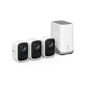 3-Camera eufy S300 (eufyCam 3C) 4k Wireless Home Security Kit $330 + Free Shipping
