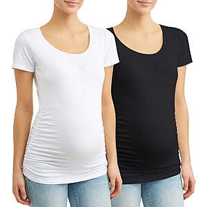 Oh! Mamma 2-Pack Maternity T-Shirts or 2-Pack T-Shirt/Tank Top (Various Sizes & Colors) $7 + Free Shipping w/ Walmart+ or $35+ orders