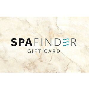 $25 Off $50+ SpaFinder Gift Card (Digital Delivery)