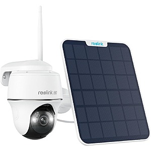 Reolink Argus PT Ultra + 6W Solar Panel Smart 4K 5/2.4GHz WiFi Security Camera w/ Pan & Tilt, Spotlights, Person/Vehicle Detection $  130 + Free Shipping