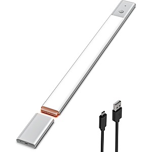 EZVALO 19.7" Wireless Rechargeable Motion Sensor LED Under Cabinet Lights $10 + Free Shipping w/ Prime or $35+ Orders