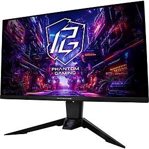27" ASRock Phantom Gaming 360Hz QD-OLED QHD 0.03ms FreeSync Premium USB-C Gaming Monitor $549 + Free Shipping