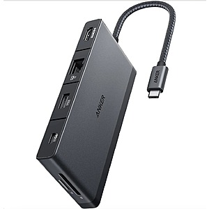 9-in-1 Anker USB Hub w/ 100W PD, USB Ports, 4K HDMI, Ethernet & SD Reader $30 + Free Shipping w/ Walmart+ or $35+ Orders