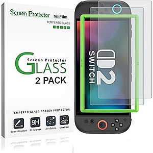 Prime Members: amFilm Nintendo Switch 2 & iPad Mini/Pro/Air Tempered Glass Screen Protectors $4.99 + Free Shipping
