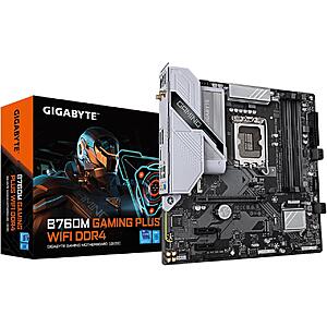 GIGABYTE B760M GAMING PLUS WIFI DDR4 LGA 1700 Intel B760 M-ATX Motherboard $100 + Free Shipping