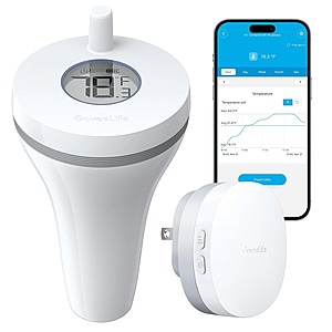 GoveeLife Smart Floating Pool Thermometer P1 w/ Gateway 1s & Floating Sensor $24 + Free Shipping w/ Prime or $35+ Orders