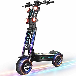 GLEERIDE A7 MAX Off-Road Dual 5000W Motor 50Ah Electric Scooter (up to 60mph) 99 + Free Shipping