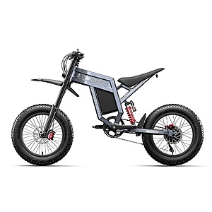 SHENGMILO S900 20" Tire 1500W 60V 30Ah Electric All-Terrain Bike $1199 + Free Shipping