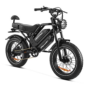 HAPPYRUN G70 20" 48V 38Ah 2000W Peak Motor Electric Cargo Bike (Up to 36MPH / 80 Miles) $1059 + Free Shipping