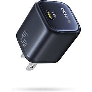 Baseus PicoGo 45W Fast Charging USB-C Wall Charger $10 + Free Shipping w/ Prime or $35+ Orders