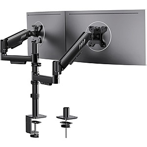 Prime Members: ErGear Vertical Adjustable Dual Monitor Stand w/ 2 Mount Options (for 13-32″ Monitors) $32.50 + Free Shipping