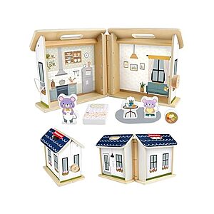 6-Piece Fisher-Price Wood Toy Dollhouse $7.57 + Free Shipping w/ Prime