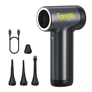 Fanttik B10 Pro Electric Air Duster w/ 110,000 RPM Brushless Motor $34 + Free S&H