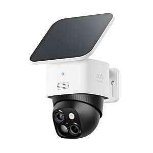 Prime: eufy Security SoloCam S340 Solar-Powered Outdoor Security Camera $110 & More + Free S&S