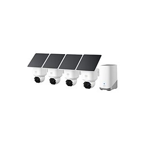 Prime Members: eufy Security SoloCam E42 4-Cam Kit (HomeBase S380) $430 & More + Free S&H