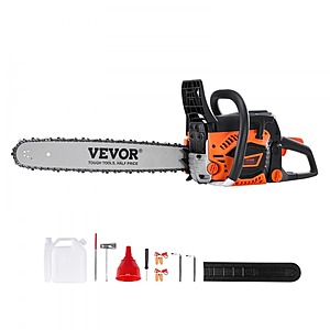 20" Vevor 3.22HP 58CC Gas Chainsaw $64.85 + Free S&H