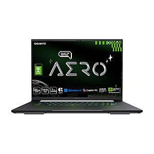 Gigabyte Aero X16 Laptop: Ryzen AI 7 350, 16" 1600p 165Hz, RTX 5060, 32GB DDR5 $1100 + Free S&H