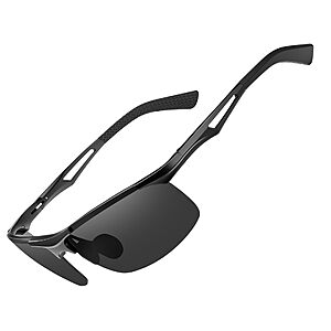 Prime Members: Bircen Men's Polarized Anti-Glare AL-Mg Alloy Metal Sunglasses $11 + Free S&H