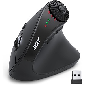 Prime Members: Acer Ergonomic Wireless BT Vertical Mouse w/ Side Scroll Wheel $17.65 + Free S&H