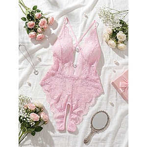 Avidlove Women's One-Piece Lace Bodysuit Lingerie (Various)