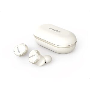 Refurb: Philips T4556 True Wireless ANC Earbuds (White)
