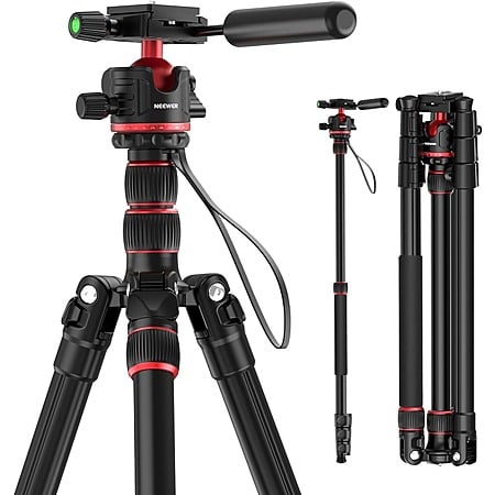 77" NEEWER Basics 2-in-1 Camera Tripod & Monopod w/ 360° Ball Head & Arca Plate $36 + Free Shipping