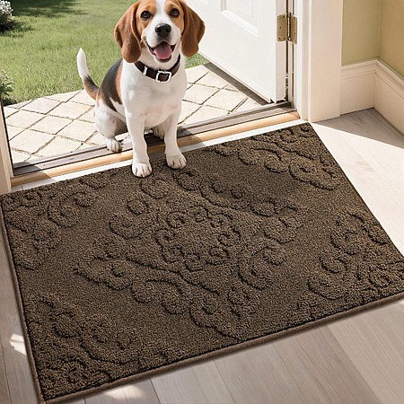 COSY HOMEER 20” x 32” Entryway Non-Slip Rug (Brown) $10 + Free Shipping w/ Prime or $35+ Orders