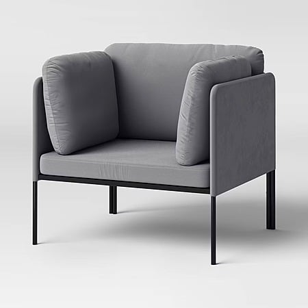 Room Essentials Accent Armchair (Gray) $50 + Free Shipping