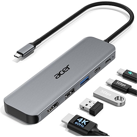 Acer 5-in-1 USB-C Hub Adapter