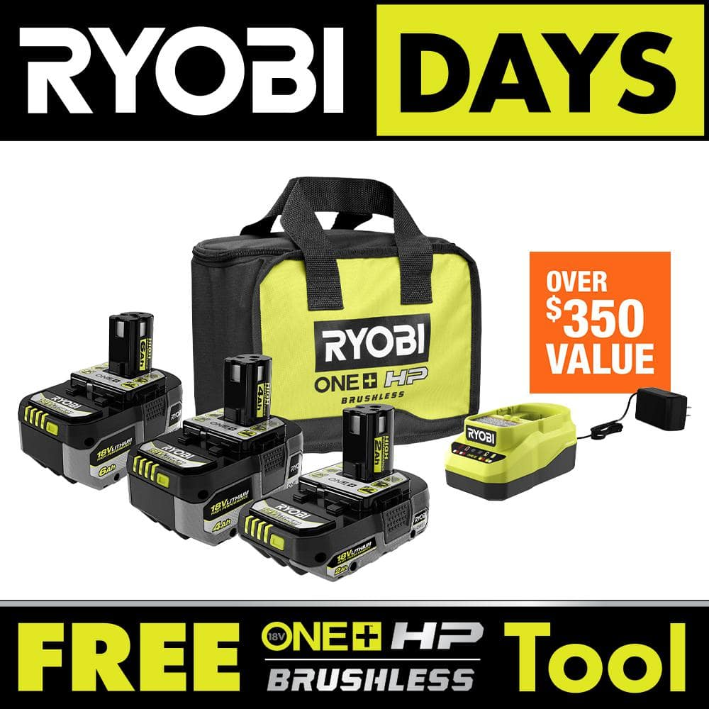 Ryobi High Performance battery kit via free tool & return. $107.61