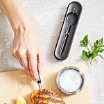 KitchenAid Yummly Smart Meat Thermometer with Wireless Bluetooth Connectivity, 43 Hour Battery, 165 ft Range &amp; Range Extender, $65.78