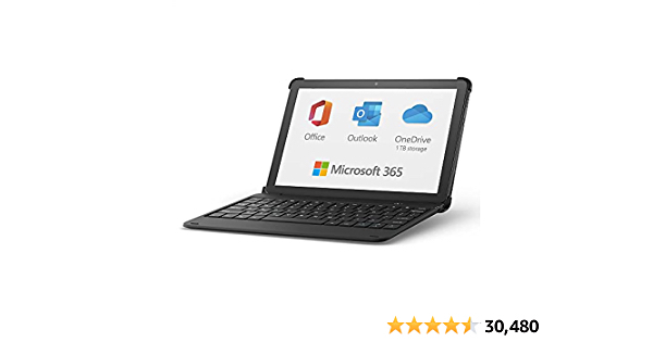 Fire HD 10 Bundle with keyboard and 1 year of Microsoft 365 (including 1TB cloud storage) - $144.99