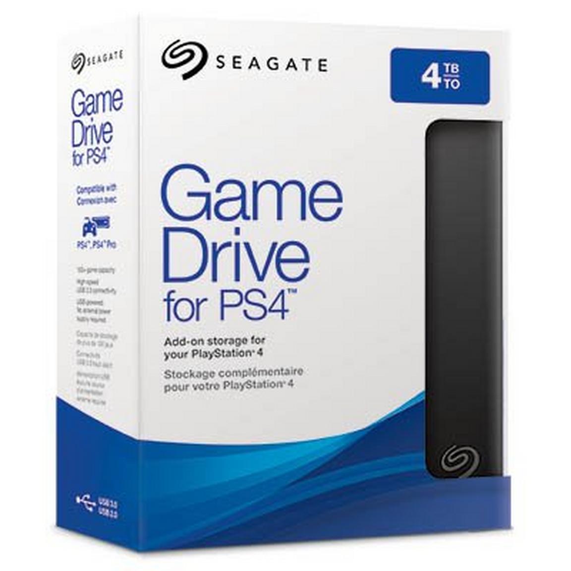 Seagate 4TB External Game Drive, PS4 Brand $69.98