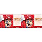 2x $50 Nintendo Gift Cards for $88 @ Newegg