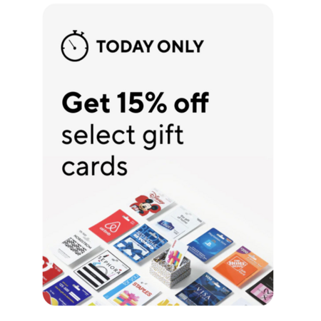 Staples Online Gift Card Deal: 15% Off Select Brands, Email Delivery (One4All Ultimate, DoorDash, eBay, Lowe's, Ulta Beauty and More) $85