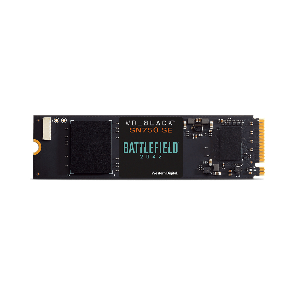 WD_BLACK 500GB SN750 SE NVMe SSD with Battlefield 2042 Game Code Bundle