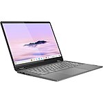 Lenovo - IdeaPad Flex 5i Chromebook Plus Laptop 14&quot; - 2K Touch - Intel i3-1315U with 8GB Memory - Intel UHD Graphics - 128GB SSD - Storm Grey $399