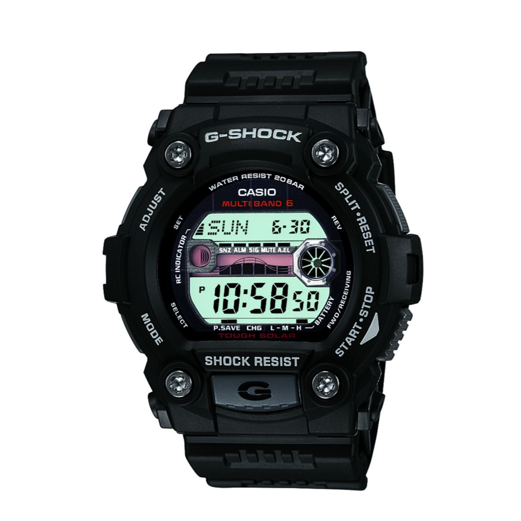 Casio mens g-shock tough solar atomic timekeeping watch - $56.14