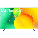 70'' LG NanoCell 75UQA Series 4K UHD HDR LED Smart TV w/ webOS $650 + Free Shipping