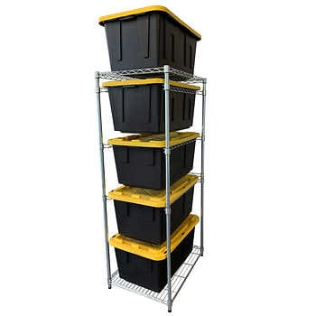 SafeRacks Storage Bin Rack� | Costco $79.99