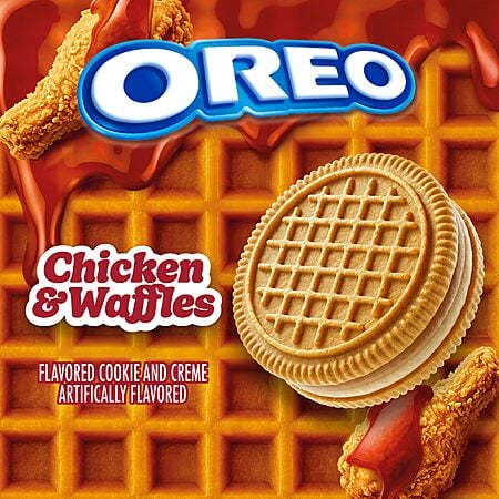 OREO Chicken and Waffles Sandwich Cookies, Limited Edition, 10.68 oz $4.97 @Amazon